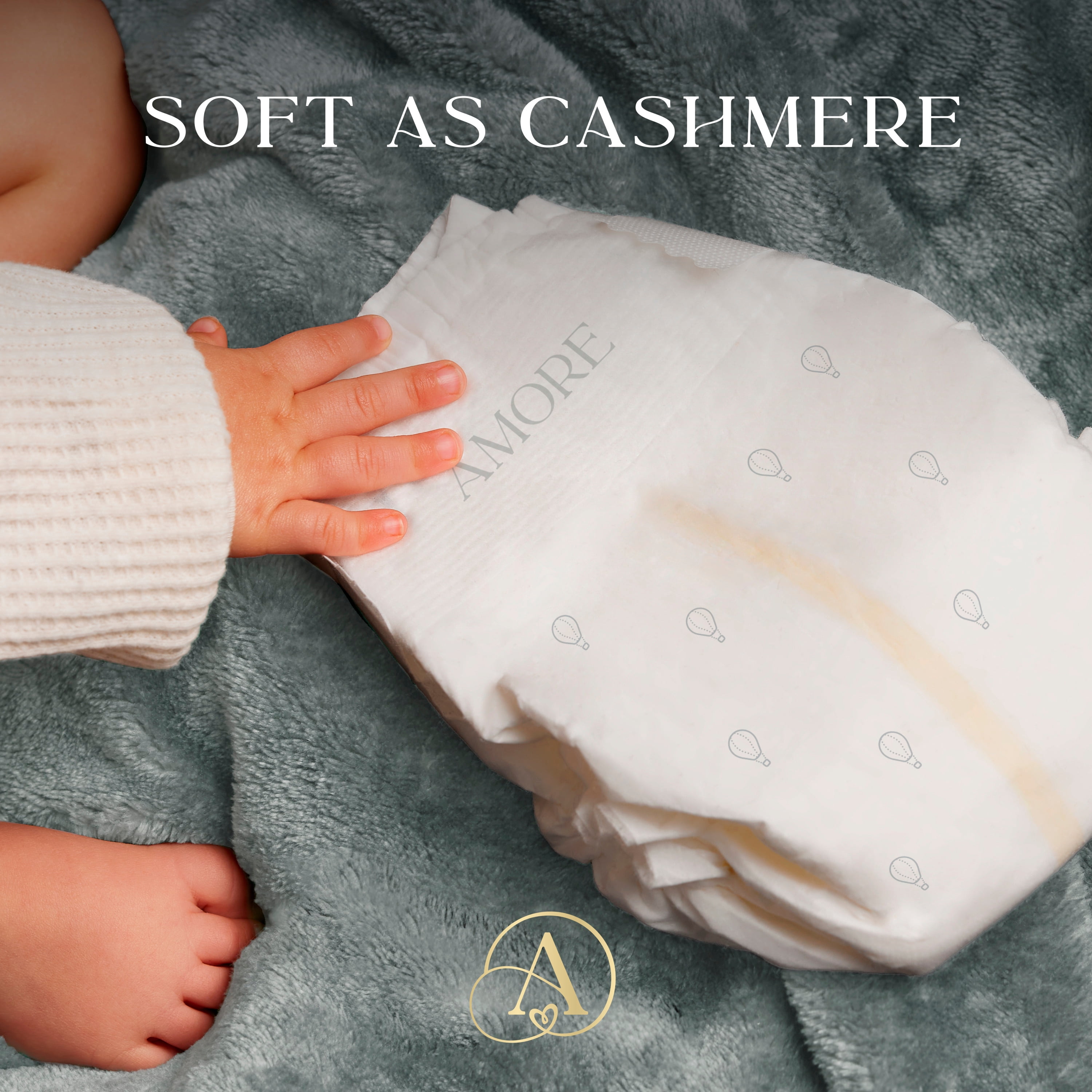 NOUVEAU Pampers AMORE, taille 2 (4,5 à 10 kg [10 à 22 lb]), notre meilleure couche, 186 unités