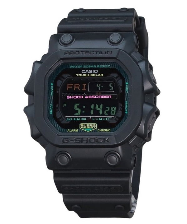 Casio G-Shock Digital Resin Strap Multifluorescent Tough Solar GX
