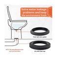 thumbnail image 4 of Trousse de Joints pour Toilettes de VR 34120 12524 Remplacement pour Pièces de Toilettes de VR Joints à Bille de Déchets, 4 of 7