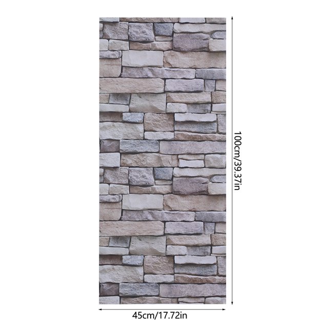 Brick Pattern Wallpaper, Self-Adhesive Wall Sticker, Wallpaper 3D Wallpaper, for Living Room Kitchen