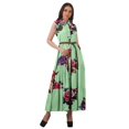 thumbnail image 1 of Moomaya Robe d'Été Sans Manches Chemise à Boutons Tenues Décontractées Femmes Grande Taille, 1 of 4