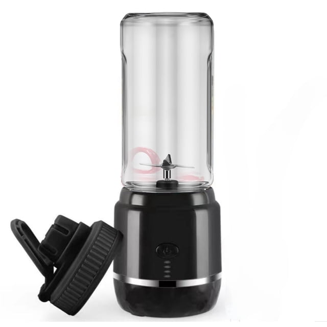 yeacher Presse-Agrumes Compact avec Batterie 4000mAh, Capacité 400ml, et 6 Lames en Acier Inoxydable pour un Pressage Instantané, Design Portable et Multifonctionnel pour Modes de Vie Actifs
