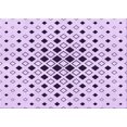 thumbnail image 1 of Ahgly Company Tapis d'Intérieur Rectangulaire Transitionnel Lavable à la Machine, Motif Fleur Violet Violet, 2 Pieds x 5 Pieds, 1 of 7