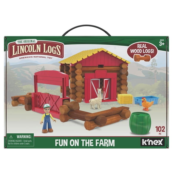 LINCOLN LOGS - 102PC FUN ON THE FARM
