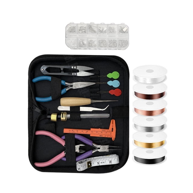 veasfak Wire Wrapping for Jewelry Making with Tool Wires Jewelry Making Supplies Kit