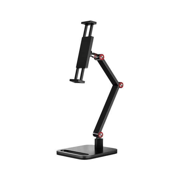 Universal VESA Monitor Stand for 16-Inch Screens Portable Folding Desk Mount with 360-Degree Rotation