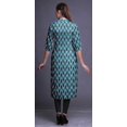 thumbnail image 2 of Bimba Tuniques Droites pour Femmes Kurti Longue Imprimée Robe Décontractée Petite, 2 of 6