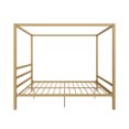 thumbnail image 3 of Modern Canopy Metal Bed, 3 of 8