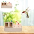 thumbnail image 4 of 1PC Adorable Pet Bird Feeding Toy Wooden Parrot Foraging Feeder Chewing Toy, 4 of 8