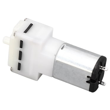 Micro Pompe à Air, DC 6V Mini Pompe à Vide à Faible Bruit 3,1 Mm Embout d'Entrée en Plastique en Aluminium pour Machine