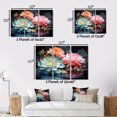 thumbnail image 4 of Designart Multi-Color Traditional black framed wall art, Succulent framed wall Art, Reflecting on Succulent Beauty , Succulent framed wall art decor, 44x34 inches black frame, 4 of 5