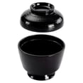 thumbnail image 2 of GROWTH TANK Miso Soup Bowl Kitchen Multipurpose Tableware for Instant Noodle Fruit Ramen solid black, 2 of 9