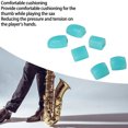 thumbnail image 3 of Saxophone Finger Pad, 6Pcs Saxophone Key Risers Silicone Comfortable Cushioning Saxophone Finger Pad Sax Thumb Pad, 3 of 8
