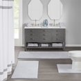 thumbnail image 3 of Madison Park Signature Marshmallow Bath Rug Silver 24x40", 3 of 14