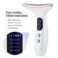 thumbnail image 2 of Multi-Function Facial & Neck Massager with Heat, Vibration, Red/Blue/Green Light, and EMS Microcurrent, Handheld Skincare Tool for At-Home Spa Routines, White, 2 of 5