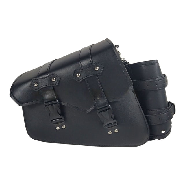 fastboy Universal Motorcycle Phones Wallets Money Saddle Storage Bag Adjustable Side Pack Motorbike Organizer Tool Bags Set 1 Left 1pc