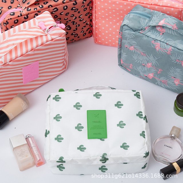 Sac Cosmétique pour Femmes Grande Capacité Sac de Lavage Premium