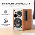 thumbnail image 2 of Edifier R1280T Powered Bookshelf Speakers with WiiM Mini Wi-Fi Audio Streamer, 2 of 7