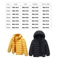 thumbnail image 3 of tredstone Winter Essential Kids Windproof Jacket For Cold Days Down Clothing Jackets Down Coat For Winter black+150cm, 3 of 6