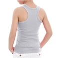 thumbnail image 3 of FAIWAD Toddler Boys Girls Tank Tops Kids Racerback Athletic Dance Tops Sleeveless Round Neck Camisole, 3 of 7