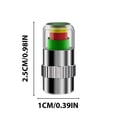 thumbnail image 4 of UsRHHA 4PC Tire Pressure Monitor, Three Color Indicator Caps for Car Auto Truck, Stainless Steel Sensors, 4 of 7