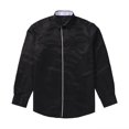 thumbnail image 3 of Fashion Men‘s Formal Long Sleeve Shirt Solid Color Button Up Business Work Dress Top, 3 of 6