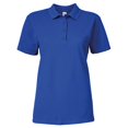 thumbnail image 1 of Gildan Softstyle Womens Short Sleeve Double Pique Polo Shirt, 1 of 3