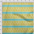 thumbnail image 3 of oneOone Tissu Tabby en Soie Chevron Ikat Imprimé 1 Yard 42 Pouces de Large, 3 of 4