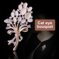 thumbnail image 2 of Adjustable Opening Alphabet Ring Rhinestone 3D Wrap Ring Women Girl Jewelry Supplies, N, 2 of 9