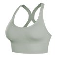 thumbnail image 1 of Virmaxy Womens Wireless Bra Solid Color Soft and Comfortable Gathered Large Bra Solid Color Soft and Comfortable Without Steel Rings Gathering To A Large Bra Gray-3 S, 1 of 2