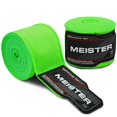 thumbnail image 1 of Meister Adult 180" Semi-Elastic Hand Wraps for MMA & Boxing (Pair) - Neon Green, 1 of 3