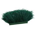 thumbnail image 2 of tredstone 1 Yard Dyed Ostrich Feather Fringe Trim Ribbon Embellishment Dark green, 2 of 8