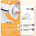 thumbnail image 4 of Oleegame 1PC Juicer Attachment For Stand Mixer Juicer Attachment For Mixer Attachments White, 4 of 6