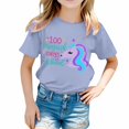 thumbnail image 1 of TZEWGL Chemise Mignonne pour Fille Garçon Imprimé Col Rond Manches Courtes Ample pour Bébés Taille 6-7T, 1 of 4