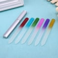 thumbnail image 4 of 6pcs Nail Art Crystal Glass Glitter Nail Files Buffer+Silver Barrelled Box, 4 of 7