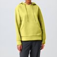 thumbnail image 1 of IMENGL Hoodies trendy knit drawstring pullover, Yellow 2XL, Size M-3XL, 1 of 7