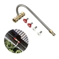 thumbnail image 4 of High Pressure Washer Gutter Cleaner Attachment For Hydrojet Curved Wand 1/4 wand extension Garden Hose Quick Connect, 4 of 9