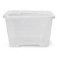thumbnail image 3 of Life Story 6 Quart Rectangular Clear Plastic Lidded Storage Shoe Box, 4 Pack, 3 of 9