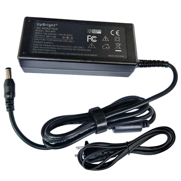 UpBright 19V AC/DC Adapter Compatible with LG 49LJ5100 UC 49LJ510M 49LJ510M 43LF5100T 43LF510Y 43LF510B LCD LED HD TV LCAP40 EAY63031601 EAY63031604 LCAP 40 Lien Chang 19VDC 3.42A Power Supply Charger