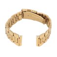 thumbnail image 4 of Quick Release Stainless Steel Watch Band - Double Lock Buckle Strap Gold for Men and Women, 4 of 8