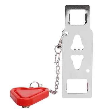 Quincaillerie de Porte, Serrure de Porte de Voyage Serrure de Porte Portable Serrure de Porte de Voyage Compacte et Légère