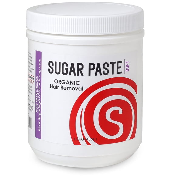 Sugaring Pâte 1,3 kg 45 Oz. Douce pour les Jambes, les Bras, le Dos, le Ventre 100 % Naturelle