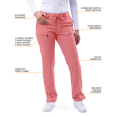 thumbnail image 4 of ADAR Pro Pantalon pour Femmes Coupe Ajustée à 6 Poches, 4 of 8