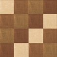 thumbnail image 1 of Ahgly Company Machine Washable Indoor Square Transitional Saddle Brown Area Rugs, 5' Square, 1 of 7