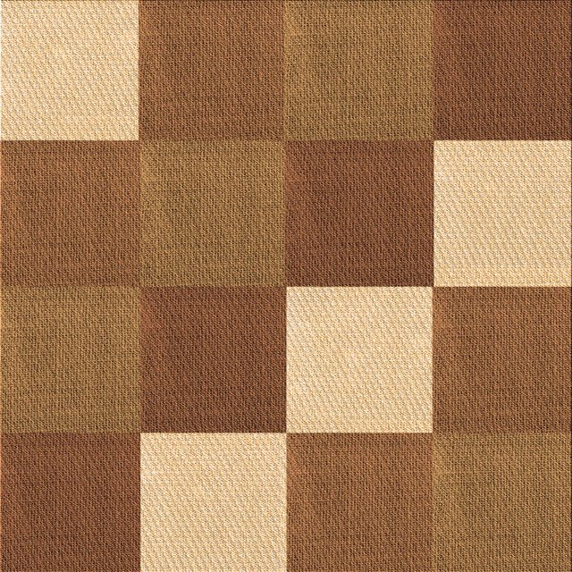 Ahgly Company Machine Washable Indoor Square Transitional Saddle Brown Area Rugs, 5' Square