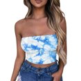 thumbnail image 1 of Tube Tops, Womens Printed Strapless Yoga Exercise Chest Wrap Pullover, 1 of 4