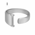 thumbnail image 1 of CUITING Fashion Adjustable Initial Alphabet Letter A-Z Ring Finger Rings Women Jewellery-Silver C, 1 of 9