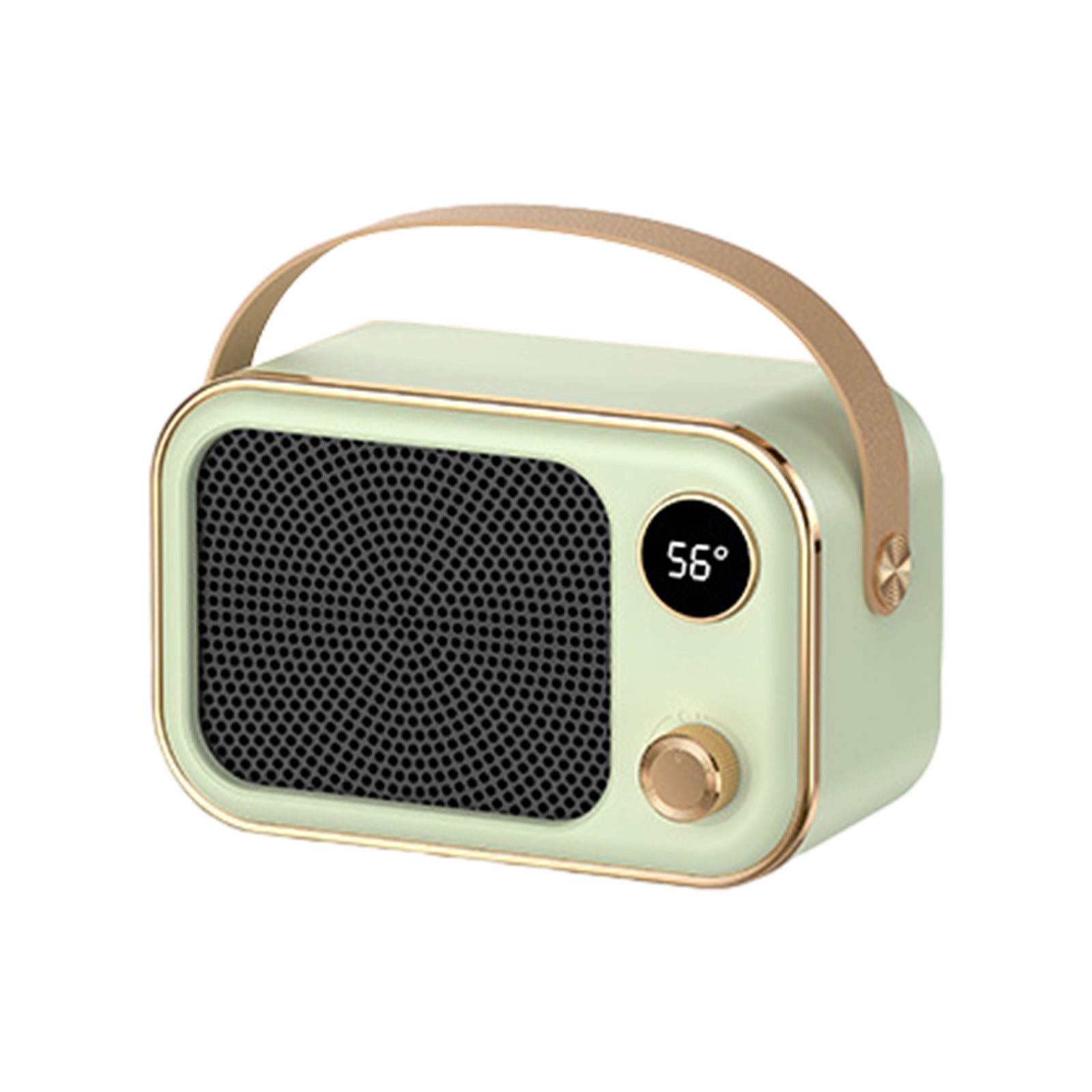 Small Heater for Bedroom with 600 W and 1300 W Settings, Overheat and Tipover Protection, Quiet Operation Under 45 dB, 20.7 cm x 13.3 cm x 11 cm