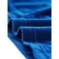 thumbnail image 5 of INSPIRE CHIC Hauts Courts à une Épaule à Manches Longues en Velours pour Femmes Bleu Royal TP, 5 of 5