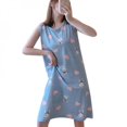 thumbnail image 2 of Chemise de Nuit pour l'Été, Robe Sans Manches en Soie de Lait, Style Dessin Animé Mignon, Jaune m, 2 of 6